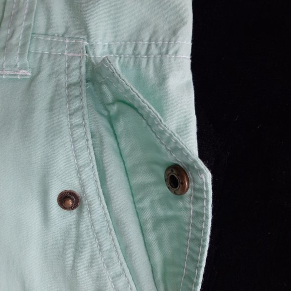 Khakis Adjustable Mint Green Crops - Picture 7 of 7